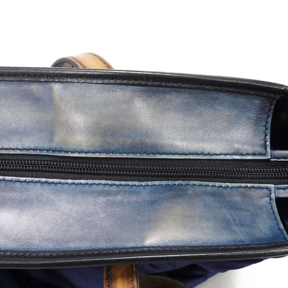 Other Berluti Vertical Tote Bag Nylon Cotton Leather Canvas Tote Bag - Picture 16 of 16